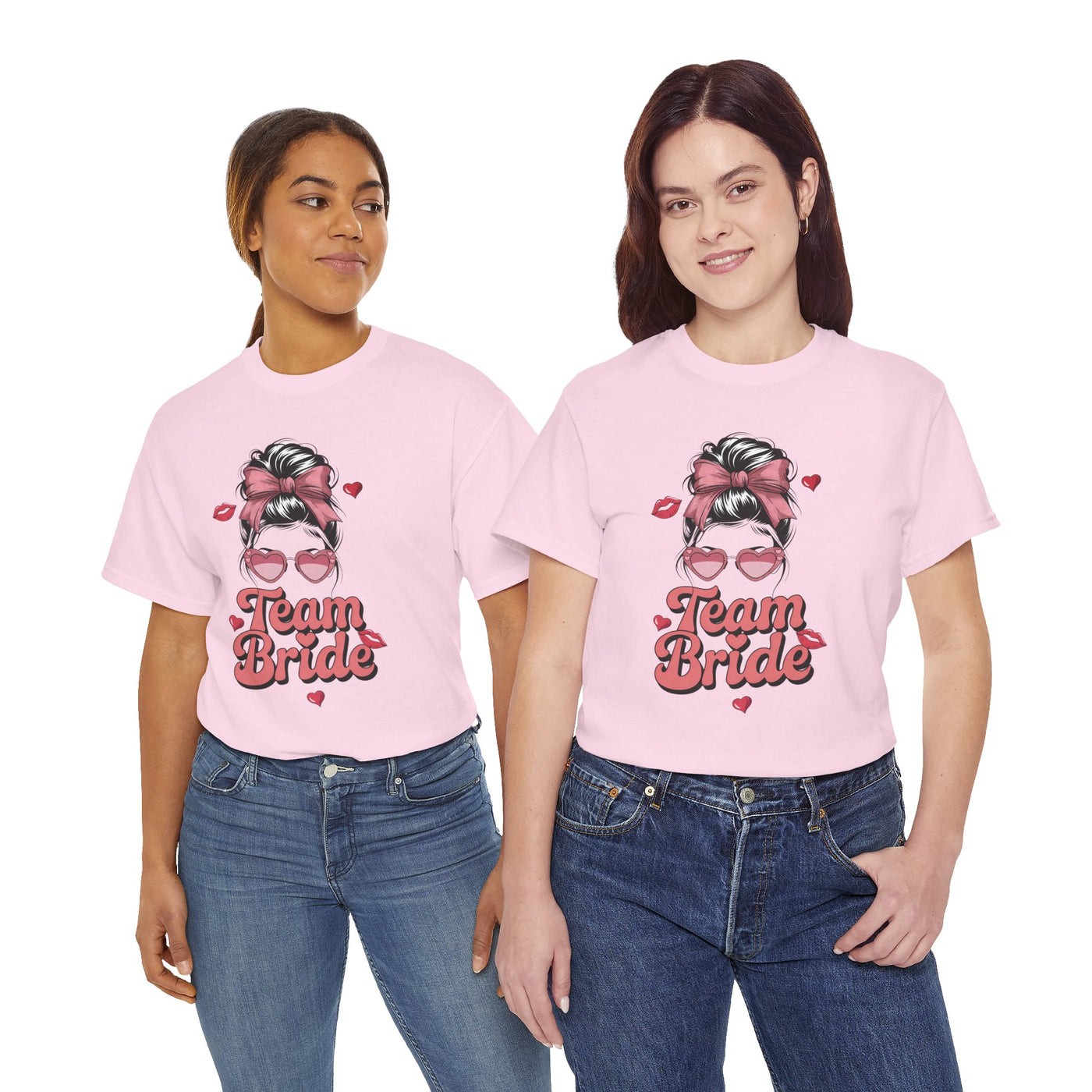 Team Bride Cotton Tee - Perfect for Bridal Parties and Weddings