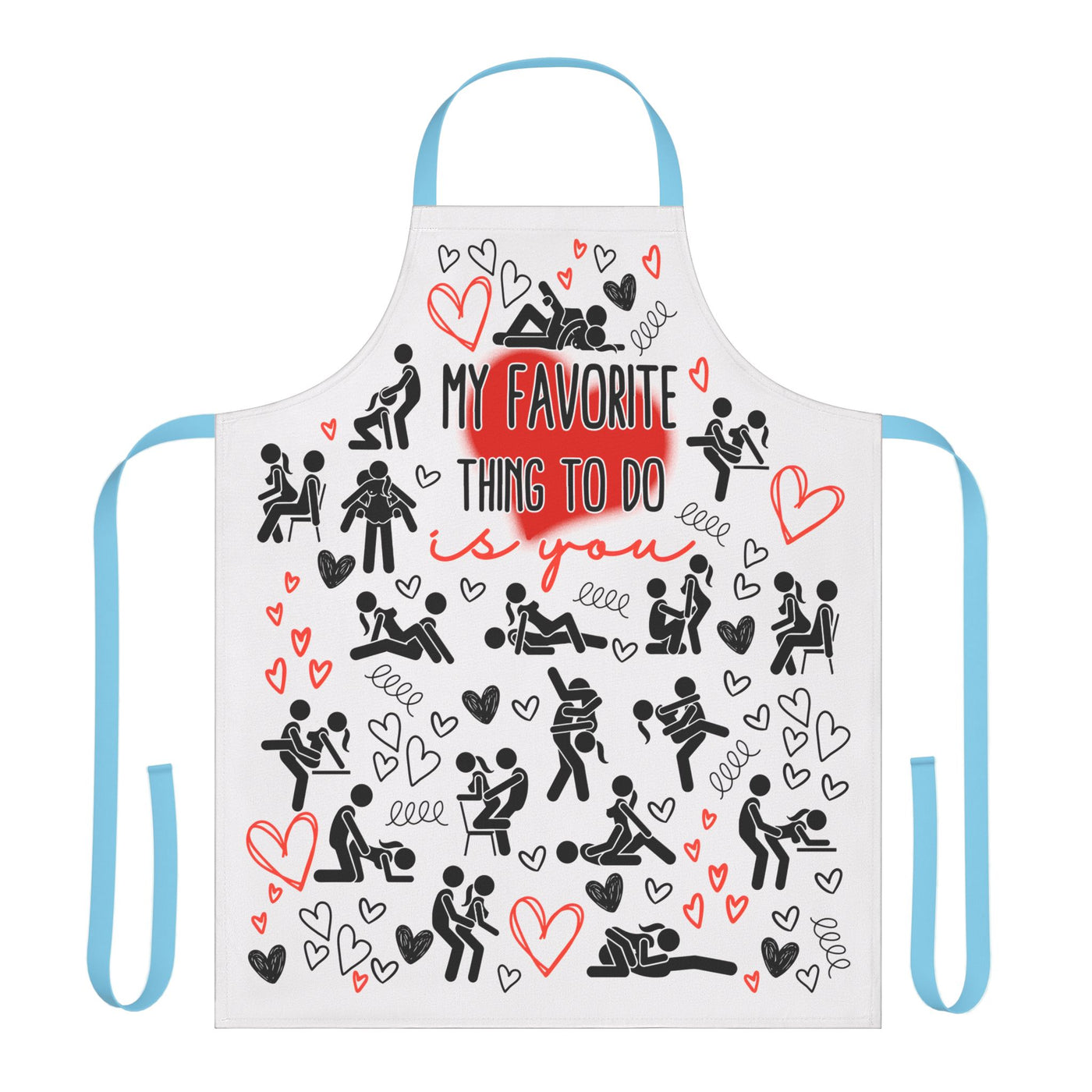 Kitchen Apron with Sex Positions