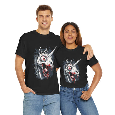 Unicorn Tshirt / Creepy Unicorn / Horror Tshirt / Gothic Tshirt