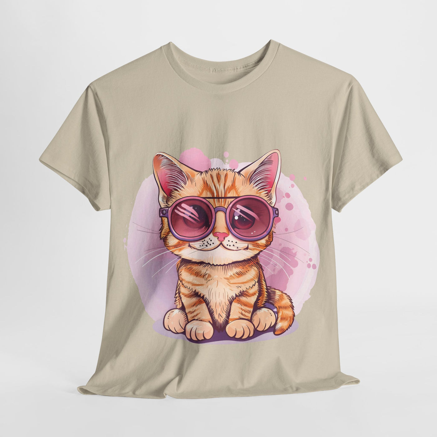Cute Cat T-shirt, Cat with a Sunglasses Shirt