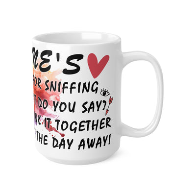 Colorful Wine-Themed Ceramic Coffee Mug - Perfect for Celebrations and Toasts