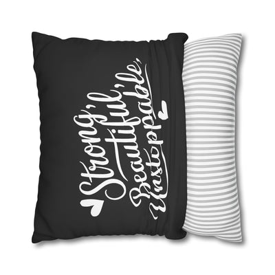 Canvas Pillowcase - Chic Retro Print Stylish Home Decor