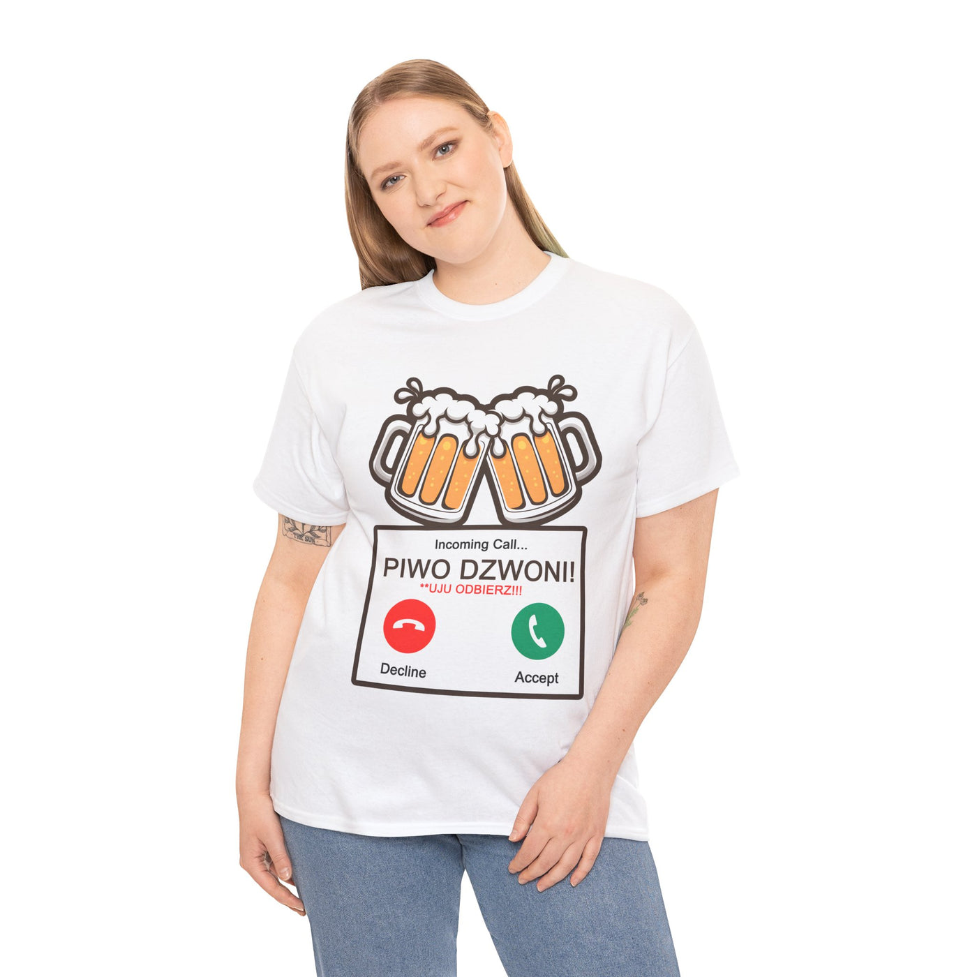 Piwo dzwoni Funny T-Shirt