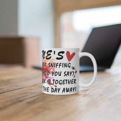 Colorful Wine-Themed Ceramic Coffee Mug - Perfect for Celebrations and Toasts