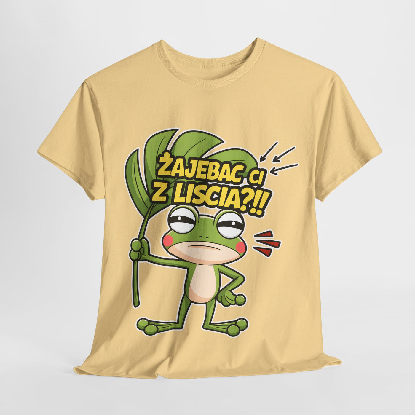"Żajebać Ci z liścia?" Koszulka, Funny T-Shirt