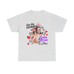 Team Bride Celebration Tee - Sip Sip Hooray!