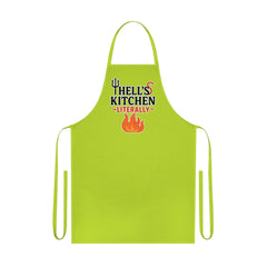 Hell's Kitchen Cotton Apron | Funny Chef Apron for Home Cooks, Grilling Gifts, Kitchen Wear, BBQ, Cooking Humor