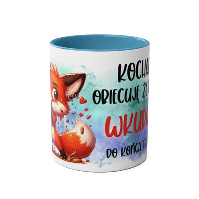 Zakochany Lisek Kubek Dwukolorowy