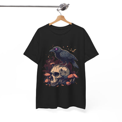 Raven on the Skull Horror T-shirt