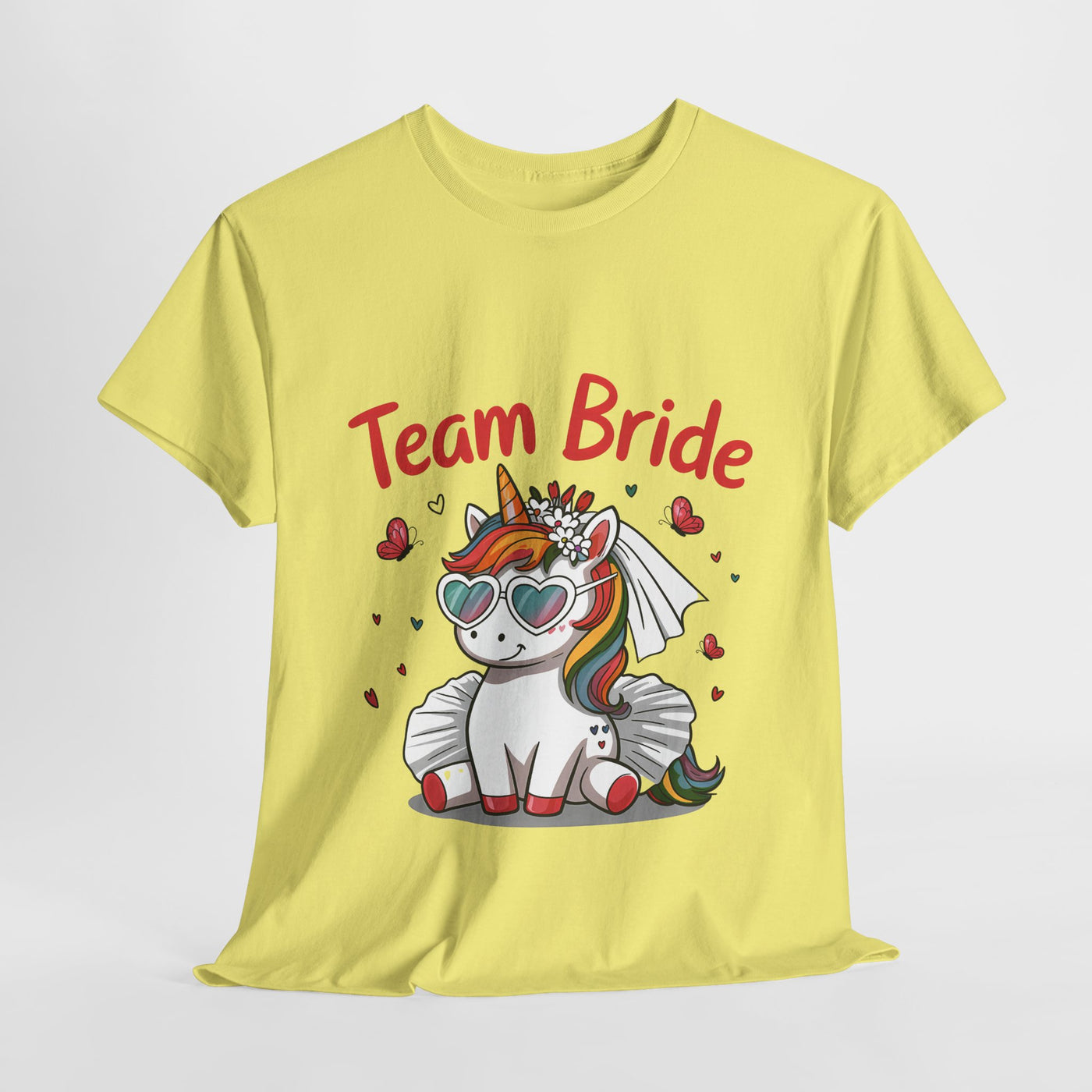 Team Bride Unicorn T-Shirt - Fun Bachelorette Party Shirt