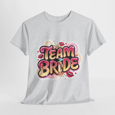 Team Bride Unisex Heavy Cotton Tee - Perfect for Bachelorette Parties & Bridal Celebrations