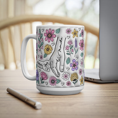 For Mom Ceramic Coffee Personalised Cups, 11oz, 15oz