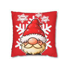 Festive Santa Pillowcase, Christmas Decor, Holiday Accent, Cozy Home, Gift Idea, Seasonal Pillow, Cushion Cover