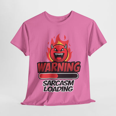 Funny Sarcastic Warning Tee - Unisex Heavy Cotton T-Shirt