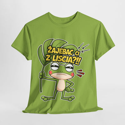 "Żajebać Ci z liścia?" Koszulka, Funny T-Shirt