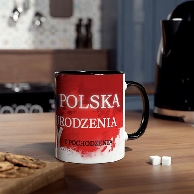Dumny z Pochodzenia - Dwukolorowy Kubek Patriotyczny