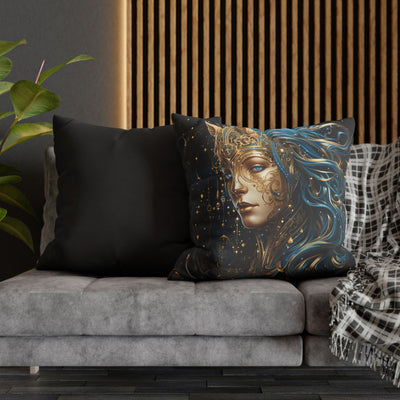 Artistic Sagittarius Zodiac Poly Canvas Pillowcase - Enchanted Home Decor