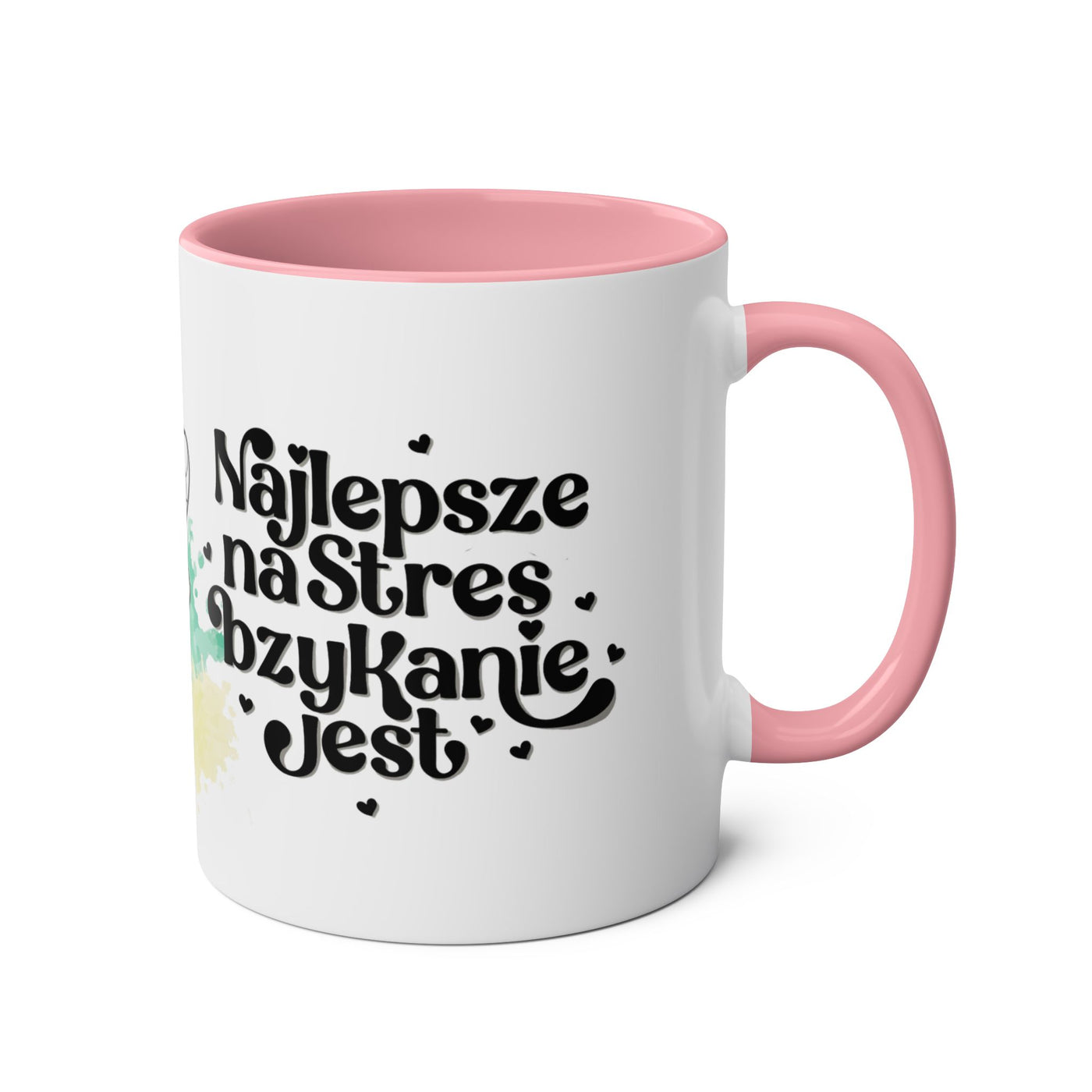Najlpesze na stres...Kubek Dwukolorowy, Couple Coffee Mug - Two-Tone 11oz
