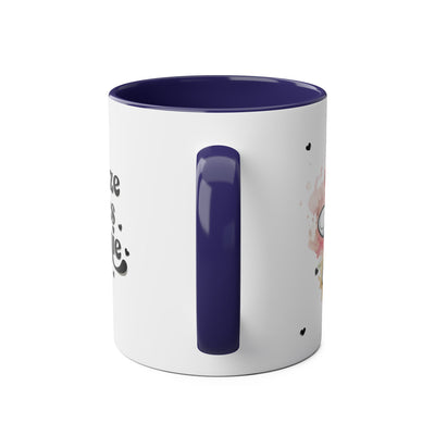 Najlpesze na stres...Kubek Dwukolorowy, Couple Coffee Mug - Two-Tone 11oz