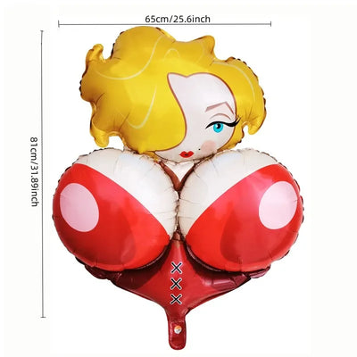 Willie Shape Foil Balloons Funny Sex Products Balloon Bachelorette Party Inflatable Penis Ballons Adult Party Decoration