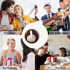 Middle Finger Surprise Mug – 11oz Ceramic Prank Coffee Cup with Hidden Finger Inside, Funny Gift for Friends & Coworkers