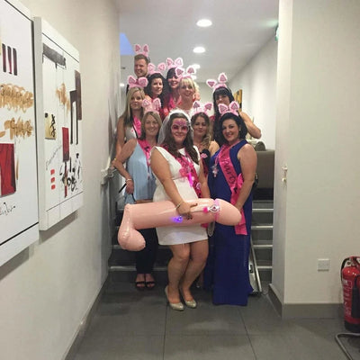 Funny Inflatable Penis Balloon Willy Bachelorette Party, Bachelorette Prank Toy Party Prop Game Event Decorations for Women Girl