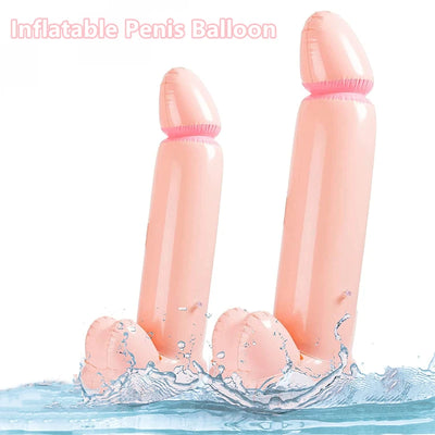 Funny Inflatable Penis Balloon Willy Bachelorette Party, Bachelorette Prank Toy Party Prop Game Event Decorations for Women Girl