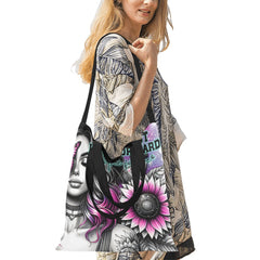 All Over Print Canvas Tote Bag(Medium)