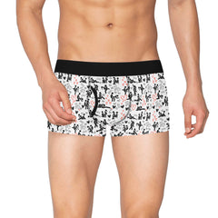 Men's Funny Boxer Briefs with Fly