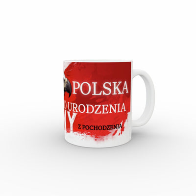 Dumny z pochodzenia-biały kubek
