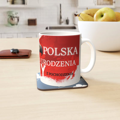 Dumny z pochodzenia-biały kubek
