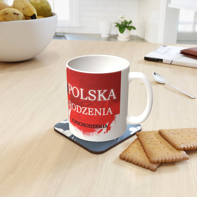 Dumny z pochodzenia-biały kubek