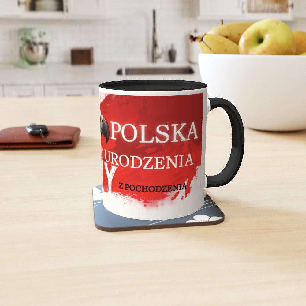 Dumny z pochodzenia-Kubek dwukolorowy