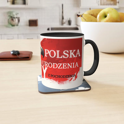 Dumny z pochodzenia-Kubek dwukolorowy