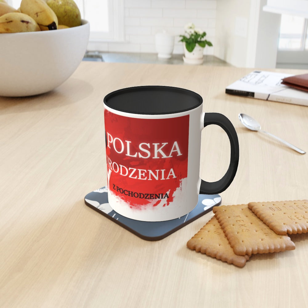 Dumny z pochodzenia-Kubek dwukolorowy