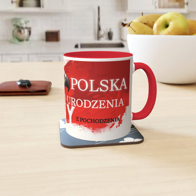 Dumny z pochodzenia-Kubek dwukolorowy