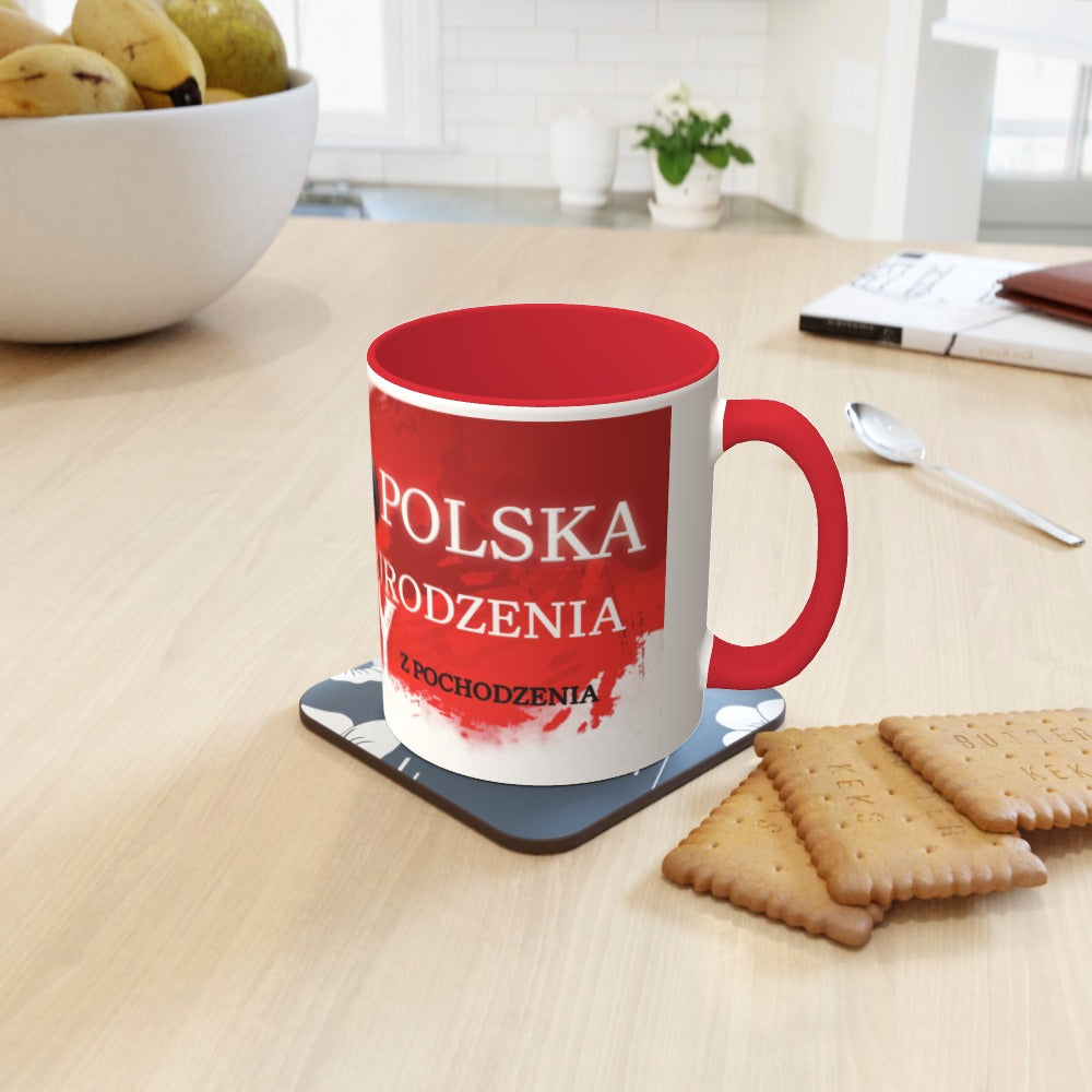 Dumny z pochodzenia-Kubek dwukolorowy