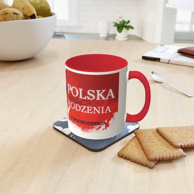 Dumny z pochodzenia-Kubek dwukolorowy